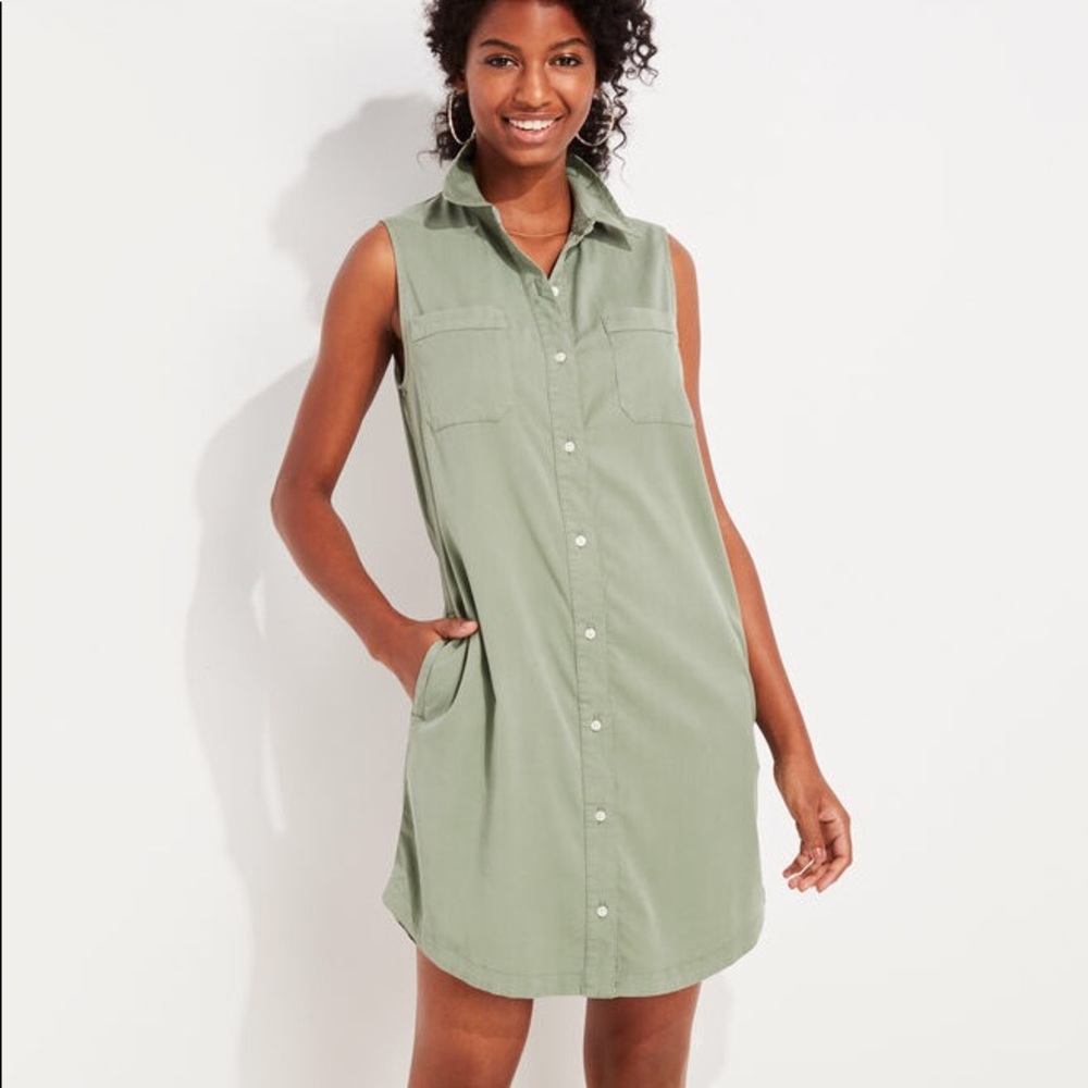 Vineyard Vines Garment-Dyed Sleeveless Margo Dress